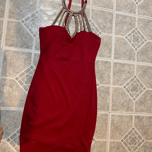 Cranberry cocktail/junior prom/sweet 16 dress - Picture 2 of 3